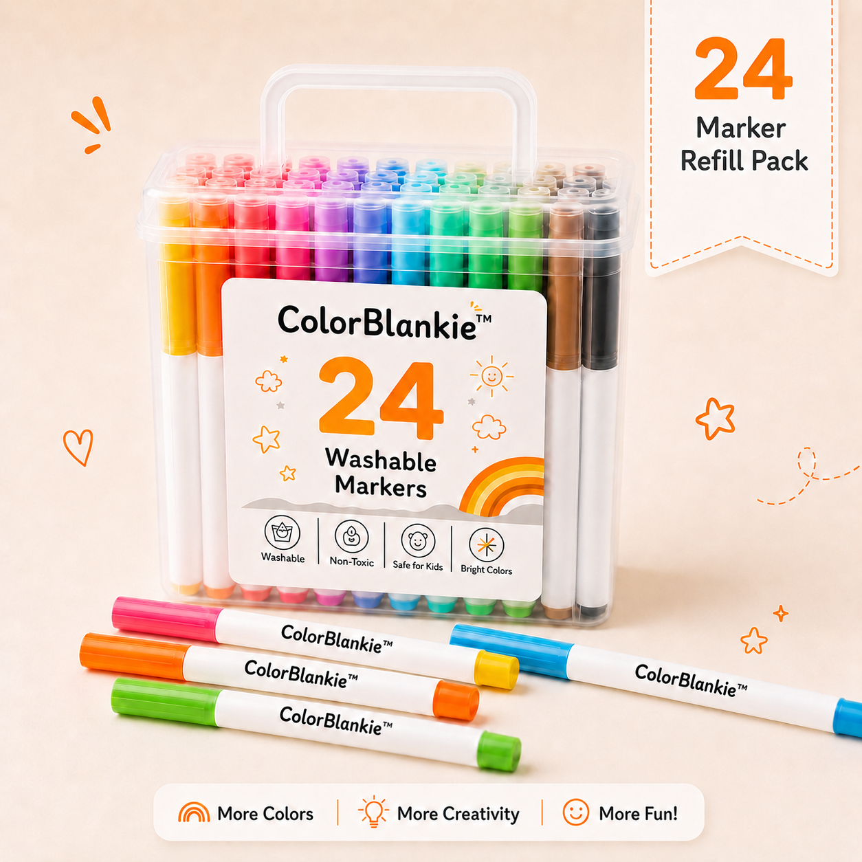 ColorBlankie™ Markers Refill Pack