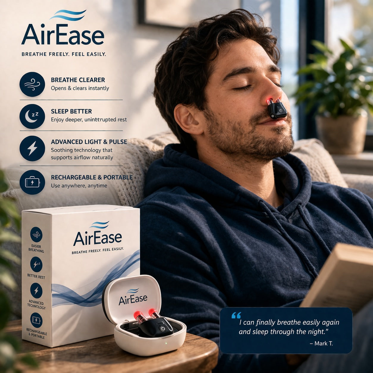 AirEase™ - Nasal Red Light Therapy