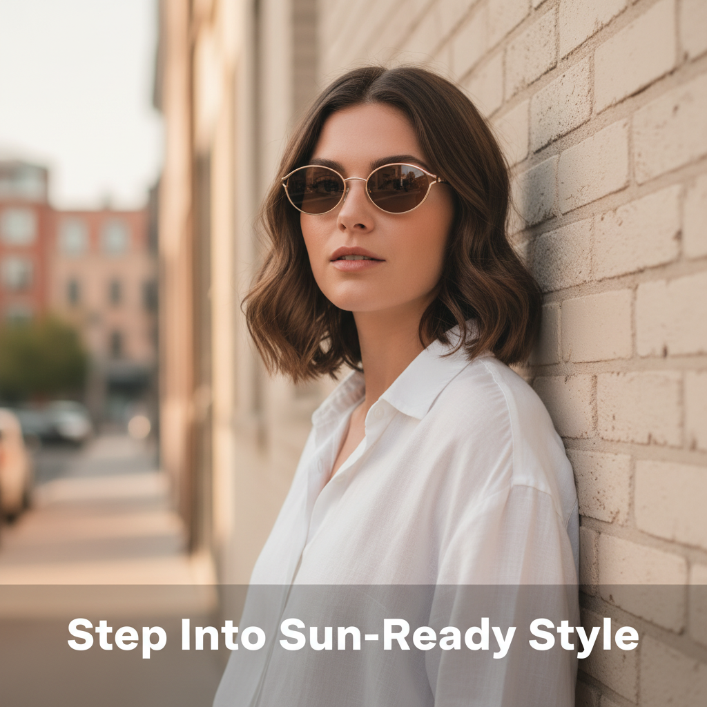 Retro Oval Sunglasses