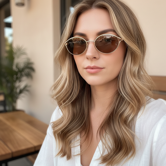 Retro Oval Sunglasses