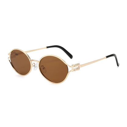 Retro Oval Sunglasses