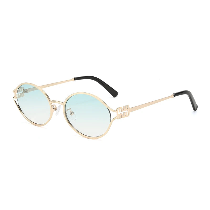 Retro Oval Sunglasses