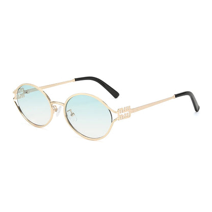 Retro Oval Sunglasses