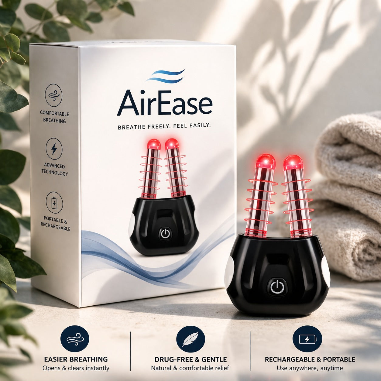 AirEase™ - Nasal Red Light Therapy