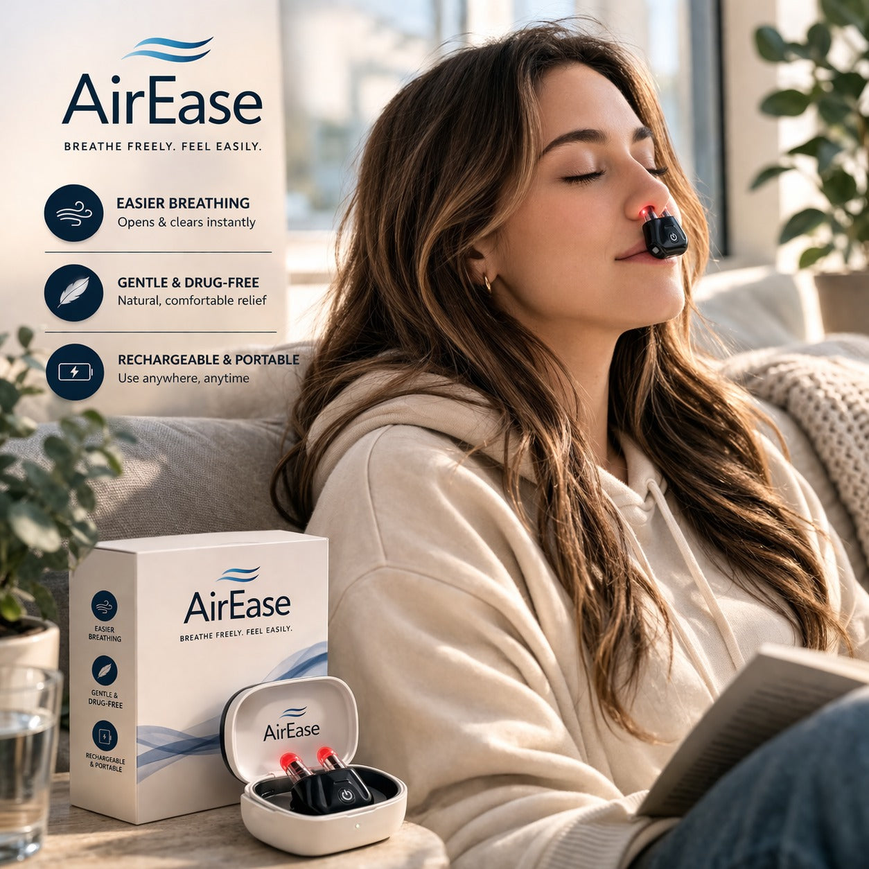 AirEase™ - Nasal Red Light Therapy