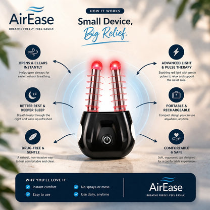 AirEase™ - Nasal Red Light Therapy