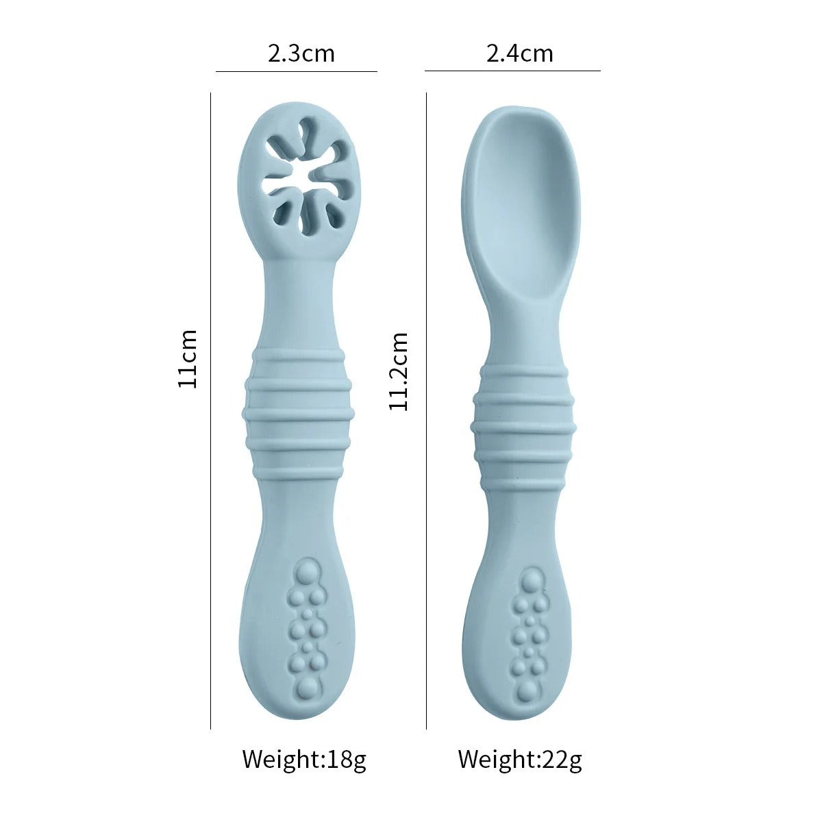 Baby Training Spoon Set (2pcs)