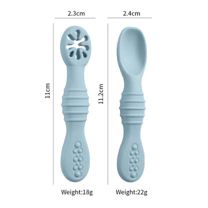 Baby Training Spoon Set (2pcs)