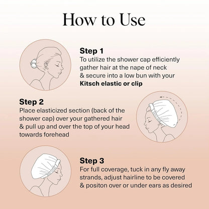 FrizzGuard™ Satin Shower Cap