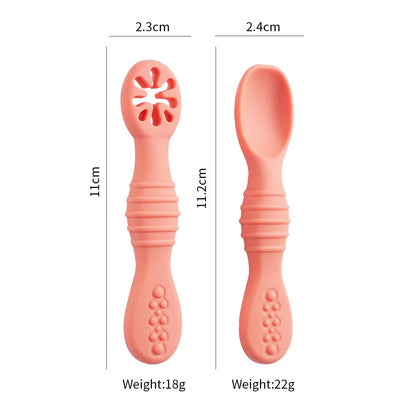Baby Training Spoon Set (2pcs)
